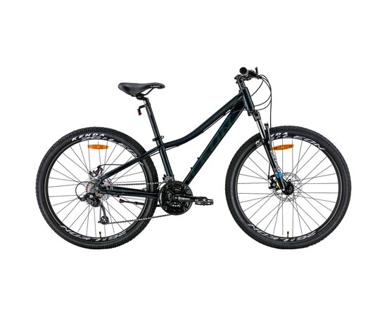 Велосипед Leon 26" Super Junior AM DD рама-13" 2022 Black/Khaki (OPS-LN-26-095)