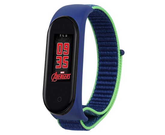 Ремешок для фитнес браслета BeCover Nylon Style для Xiaomi Mi Smart Band 5/6 Blue-Green (705418)