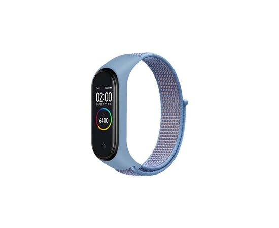 Ремінець до фітнес браслета BeCover Nylon Style для Xiaomi Mi Smart Band 5/6 Light Blue (705425)