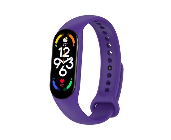 Ремешок для фитнес браслета BeCover Silicone для Xiaomi Mi Smart Band 7 Blue-Horizon (707478)