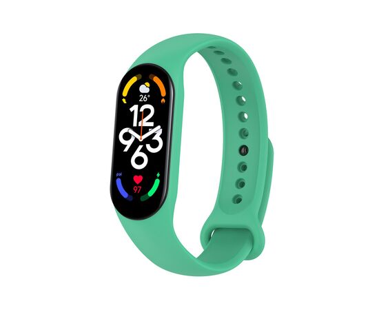 Ремешок для фитнес браслета BeCover Silicone для Xiaomi Mi Smart Band 7 Green (707481)