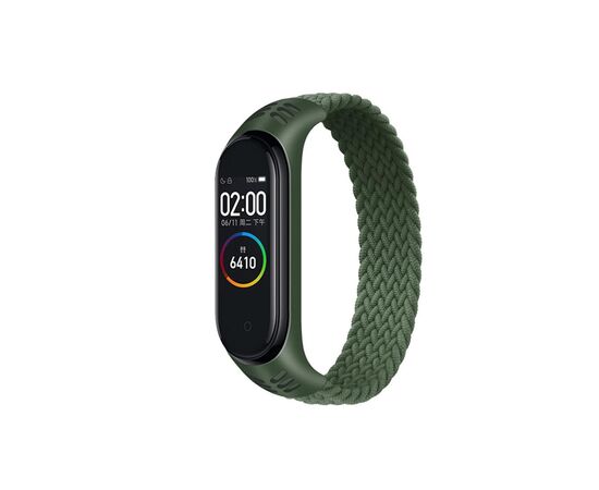 Ремінець до фітнес браслета BeCover Elastic Nylon Style для Xiaomi Mi Smart Band 5/6 (Size M) Khaki (706150)