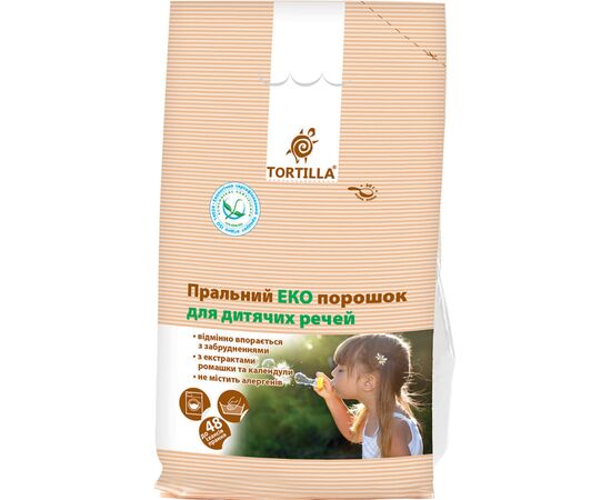 Пральний порошок Tortilla Еко для дитячих речей 2.4 кг (4823015913303)