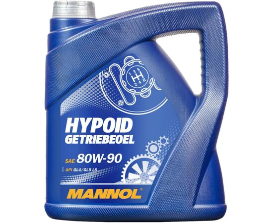 Трансмиссионное масло Mannol HYPOID GETRIEBEOEL 4л 80W-90 (MN8106-4)