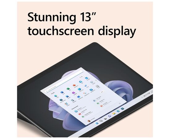 Планшет Microsoft Surface Pro 9 13 PS Touch/i5-1245U/8/512/W11P/Graphite (QHB-00017), изображение 7 Планшет Microsoft Surface Pro 9 13 PS Touch/i5-1245U/8/512/W11P/Graphite (QHB-00017), изображение 7