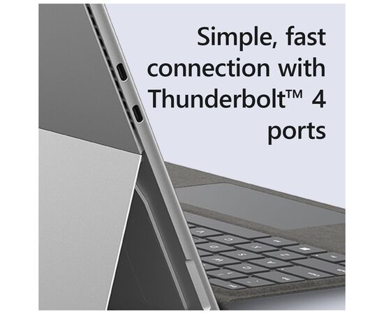 Планшет Microsoft Surface Pro 9 13 PS Touch/i7-1265U/16/1024/W11P/Platinum (QKV-00001), изображение 7 Планшет Microsoft Surface Pro 9 13 PS Touch/i7-1265U/16/1024/W11P/Platinum (QKV-00001), изображение 7