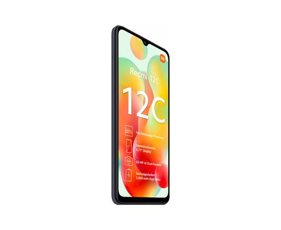 Мобильный телефон Xiaomi Redmi 12C 4/128GB Graphite Gray, изображение 8 Мобильный телефон Xiaomi Redmi 12C 4/128GB Graphite Gray, изображение 8