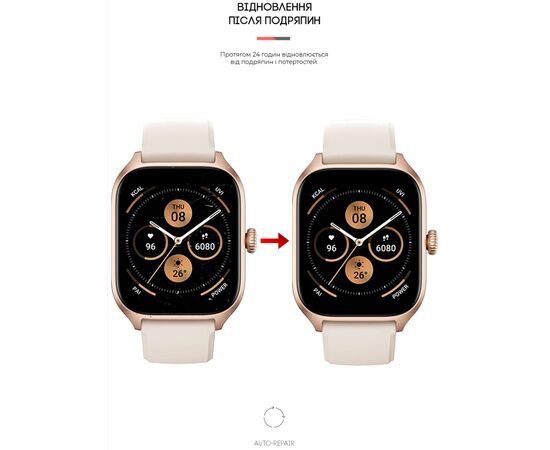 Плівка захисна Armorstandart Amazfit GTS 4 6 pcs. (ARM65221), зображення 3 Плівка захисна Armorstandart Amazfit GTS 4 6 pcs. (ARM65221), зображення 3