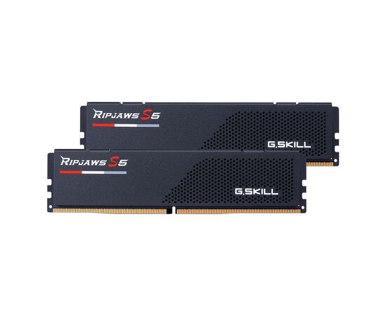 Модуль пам'яті для комп'ютера DDR5 32GB (2x16GB) 6400 MHz Ripjaws S5 Black G.Skill (F5-6400J3239G16GX2-RS5K)