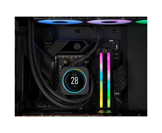 Модуль пам'яті для комп'ютера DDR5 32GB (2x16GB) 6000 MHz Vengeance RGB Black Corsair (CMH32GX5M2B6000C40), зображення 3 Модуль пам'яті для комп'ютера DDR5 32GB (2x16GB) 6000 MHz Vengeance RGB Black Corsair (CMH32GX5M2B6000C40), зображення 3