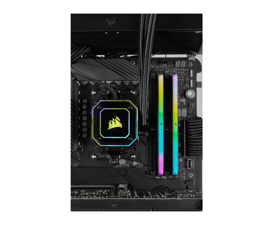 Модуль пам'яті для комп'ютера DDR4 16GB (2x8GB) 3600 MHz Vengeance RGB Pro RT Black Corsair (CMN16GX4M2Z3600C16), зображення 6 Модуль пам'яті для комп'ютера DDR4 16GB (2x8GB) 3600 MHz Vengeance RGB Pro RT Black Corsair (CMN16GX4M2Z3600C16), зображення 6