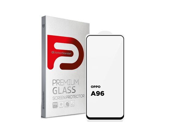 Скло захисне Armorstandart Full Glue OPPO А96 Black (ARM66968)