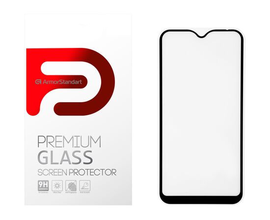 Стекло защитное Armorstandart Full Glue Samsung A02 (A022) Black (ARM58163)