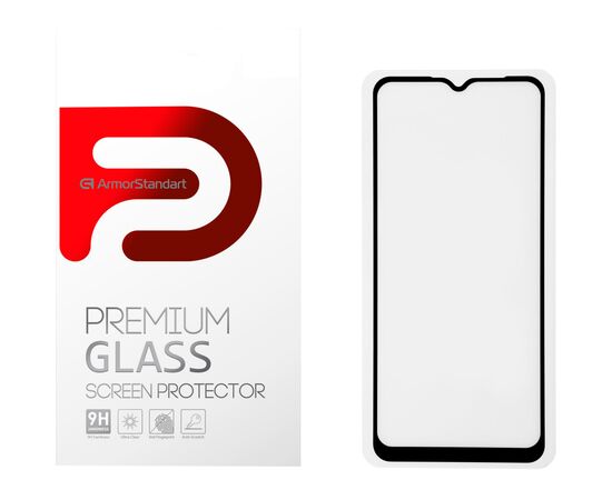 Стекло защитное Armorstandart Full Glue Samsung A02s (A025) Black (ARM58164)