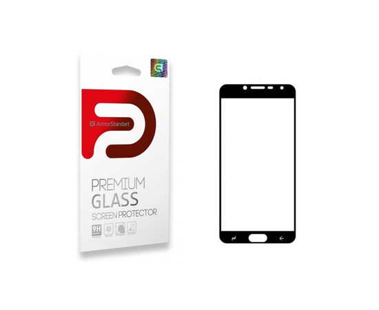 Стекло защитное Armorstandart Full Glue Samsung J4 2018 (J400) Black (ARM51810)