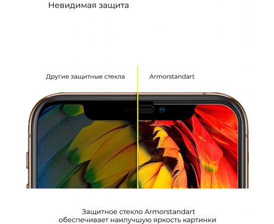 Стекло защитное Armorstandart Full Glue TECNO POP 3 (BB2) Black (ARM57585), изображение 4 Стекло защитное Armorstandart Full Glue TECNO POP 3 (BB2) Black (ARM57585), изображение 4