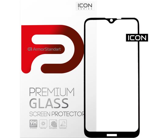 Стекло защитное Armorstandart Icon Nokia 2.3 Black (ARM56154-GIC-BK)