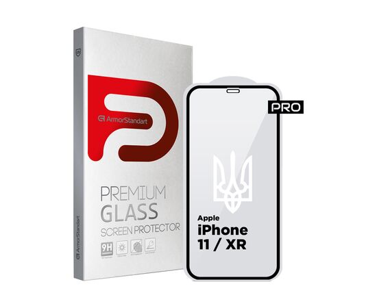 Скло захисне Armorstandart Pro 3D LE Apple iPhone 11 / XR Black (ARM65653)