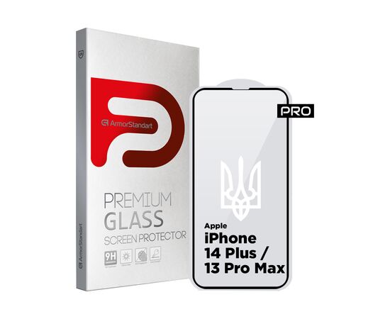 Стекло защитное Armorstandart Pro 3D LE Apple iPhone 14 Plus / 13 Pro Max Black (ARM65655)