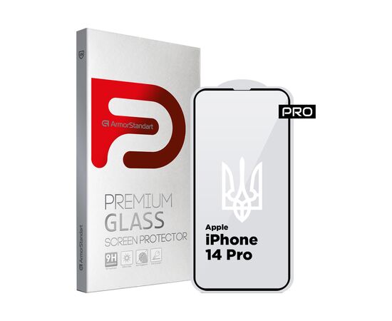 Скло захисне Armorstandart Pro 3D LE Apple iPhone 14 Pro Black (ARM65658)