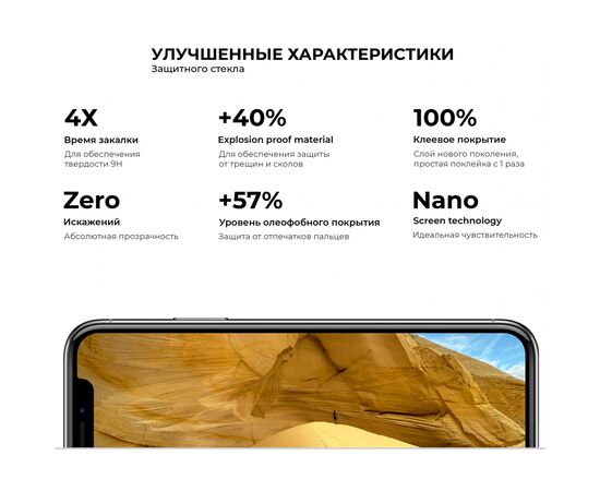 Стекло защитное Armorstandart Pro Huawei P Smart Pro/Honor 9X (ARM56210-GPR-BK), изображение 4