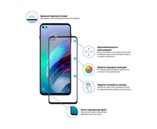 Стекло защитное Global Full Glue MOTO G100 (1283126521324), изображение 3 Стекло защитное Global Full Glue MOTO G100 (1283126521324), изображение 3