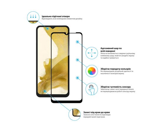 Стекло защитное Global Full Glue Samsung A04S (1283126544880), изображение 3 Стекло защитное Global Full Glue Samsung A04S (1283126544880), изображение 3