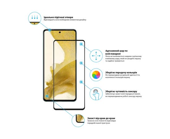 Стекло защитное Global Full Glue Samsung M53 5G (1283126524295), изображение 3