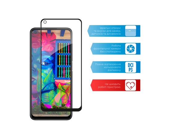 Стекло защитное ACCLAB Full Glue Oppo A96 (1283126522147), изображение 4 Стекло защитное ACCLAB Full Glue Oppo A96 (1283126522147), изображение 4