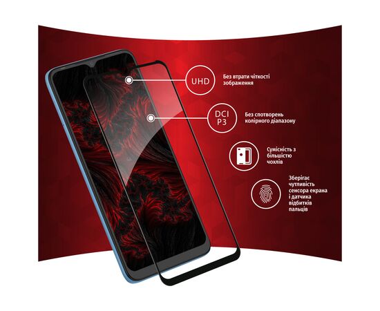 Скло захисне Intaleo Full Glue Tecno Pop 5 LTE (1283126535376), зображення 3 Скло захисне Intaleo Full Glue Tecno Pop 5 LTE (1283126535376), зображення 3