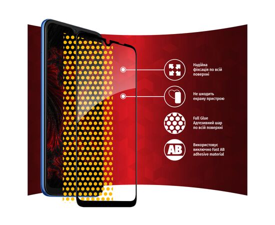 Скло захисне Intaleo Full Glue Xiaomi Redmi 10A (1283126537813), зображення 6 Скло захисне Intaleo Full Glue Xiaomi Redmi 10A (1283126537813), зображення 6