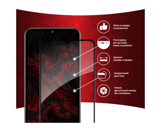 Скло захисне Intaleo Full Glue Xiaomi Redmi A1 (1283126545337), зображення 2 Скло захисне Intaleo Full Glue Xiaomi Redmi A1 (1283126545337), зображення 2