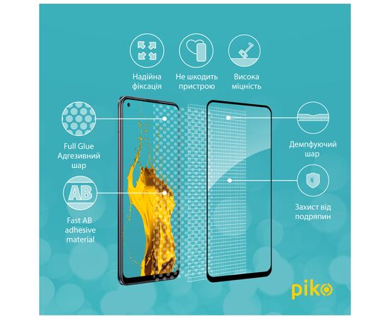 Скло захисне Piko Full Glue Realme 8 Pro (1283126523298), зображення 4 Скло захисне Piko Full Glue Realme 8 Pro (1283126523298), зображення 4