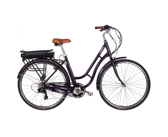 Электровелосипед Дорожник 28" Coral 2022 Plum (ELB-D-28-034)