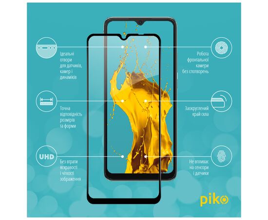 Стекло защитное Piko Full Glue Xiaomi Redmi 10C (1283126527180), изображение 3 Стекло защитное Piko Full Glue Xiaomi Redmi 10C (1283126527180), изображение 3