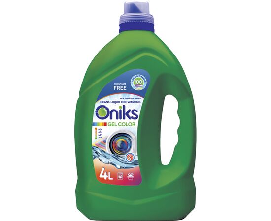 Гель для прання Oniks Color для кольорової білизни 4 л (4820191760509)
