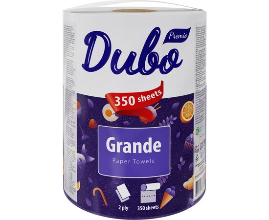 Паперові рушники Диво Premio Grande 2 шари 350 відривів 1 рулон (4820003837580)