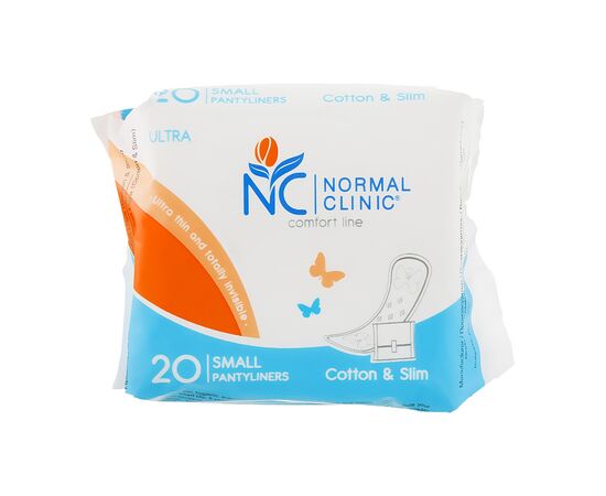 Щоденні прокладки Normal Clinic Ultra Cotton & Slim в індивідуальному пакуванні 20 шт. (3800213309887)