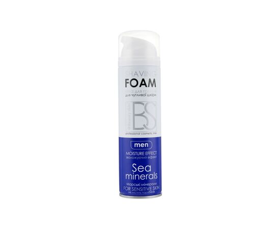 Піна для гоління Beauty Skin для чутливої шкіри з морськими мінералами 200 мл (4820172070979)