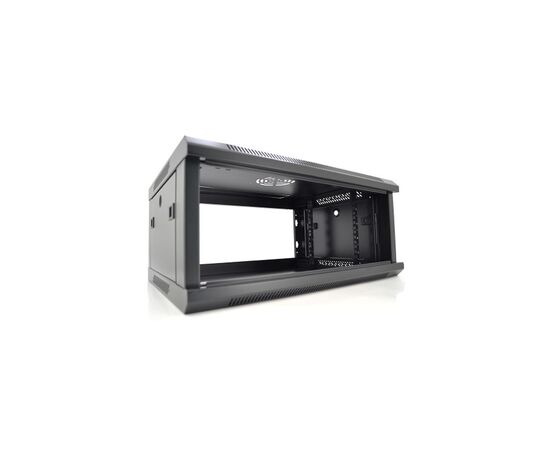 Шкаф настенный Merlion 4U 19" 600*600*279 (Ш*Г*В)мм, black (Ml3-6604 / 23524), изображение 2 Шкаф настенный Merlion 4U 19" 600*600*279 (Ш*Г*В)мм, black (Ml3-6604 / 23524), изображение 2