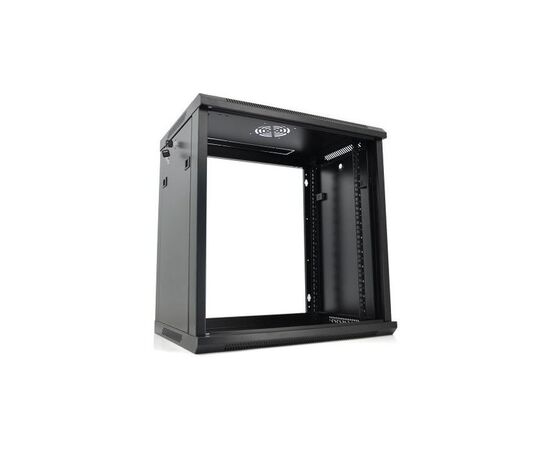 Шкаф настенный Merlion 12U 19" 600*450*634 (Ш*Г*В)мм, black (Ml3-6412), изображение 3 Шкаф настенный Merlion 12U 19" 600*450*634 (Ш*Г*В)мм, black (Ml3-6412), изображение 3
