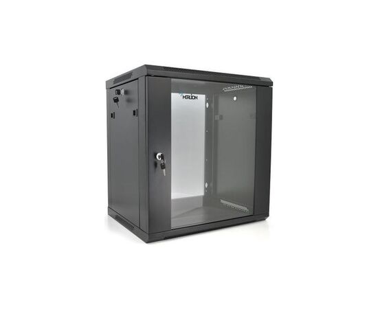 Шкаф настенный Merlion 12U 19" 600*450*634 (Ш*Г*В)мм, black (Ml3-6412)