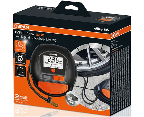 Автомобильный компрессор Osram OTI1000