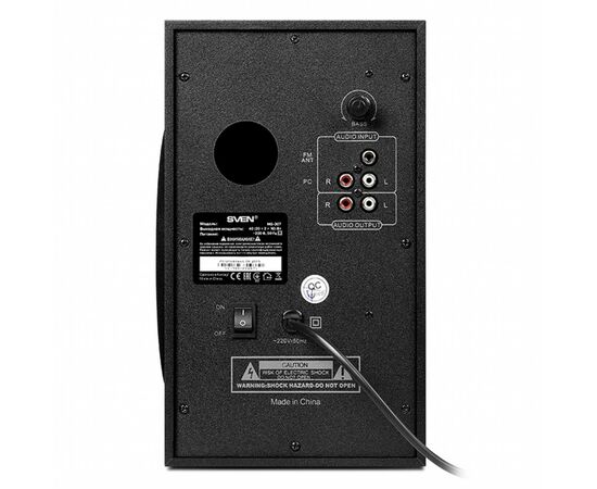 Акустическая система Sven MS-307 black, изображение 3 Акустическая система Sven MS-307 black, изображение 3