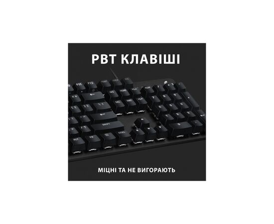 Клавиатура Logitech G413 SE Mechanical Tactile Switch USB UA Black (920-010437), изображение 3 Клавиатура Logitech G413 SE Mechanical Tactile Switch USB UA Black (920-010437), изображение 3