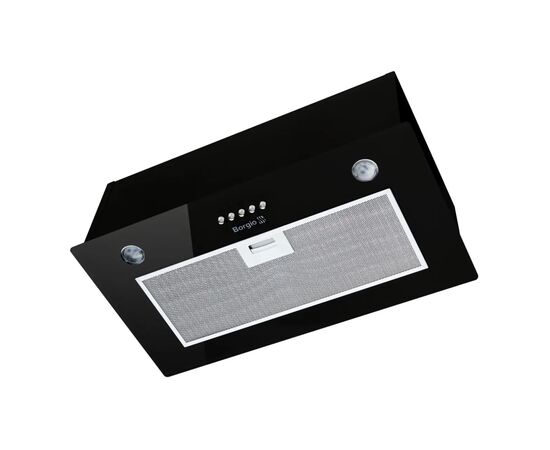 Вытяжка кухонная Borgio BBI (TR) 5840 black glass SU 850, изображение 2 Вытяжка кухонная Borgio BBI (TR) 5840 black glass SU 850, изображение 2