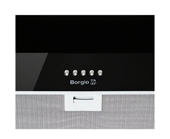 Вытяжка кухонная Borgio BBI (TR) 5840 black glass SU 850, изображение 4 Вытяжка кухонная Borgio BBI (TR) 5840 black glass SU 850, изображение 4