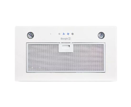 Вытяжка кухонная Borgio BBI (TR) 5840 white glass SU 850, изображение 4 Вытяжка кухонная Borgio BBI (TR) 5840 white glass SU 850, изображение 4