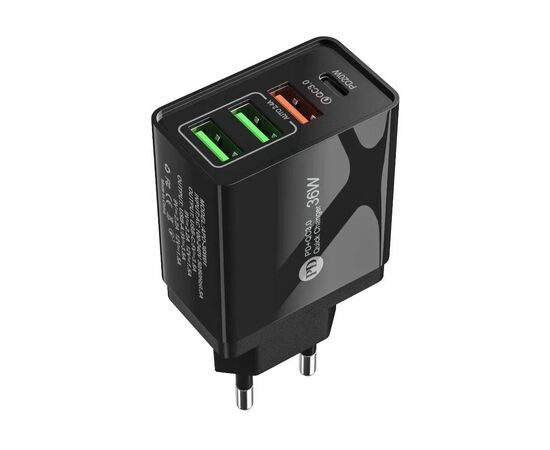 Зарядное устройство XoKo QC-470 (APD-36W01) (QC-470-BK), изображение 2 Зарядное устройство XoKo QC-470 (APD-36W01) (QC-470-BK), изображение 2