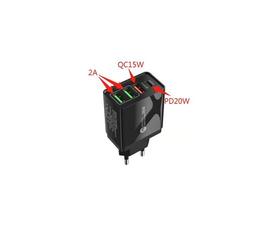 Зарядное устройство XoKo QC-470 (APD-36W01) (QC-470-BK), изображение 4 Зарядное устройство XoKo QC-470 (APD-36W01) (QC-470-BK), изображение 4